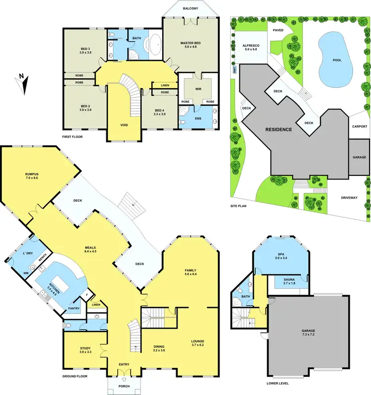 Floorplan of Homely house listing, 51 Kalbar Road, Eltham VIC 3095
