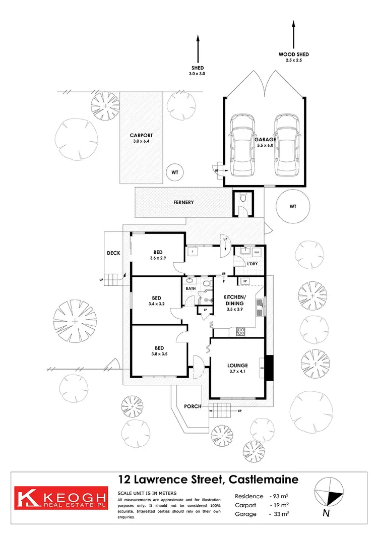 Floorplan of Homely house listing, 12 Lawrence Street, Castlemaine VIC 3450