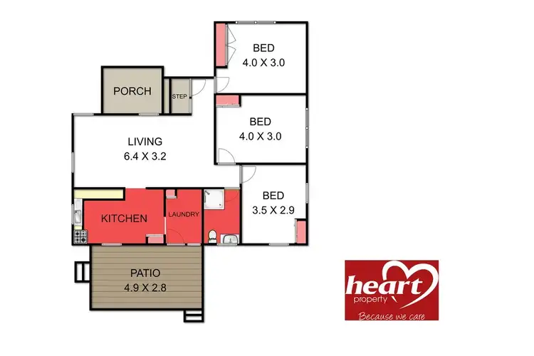 Floorplan of Homely house listing, 21 Hoddle Street, Sale VIC 3850