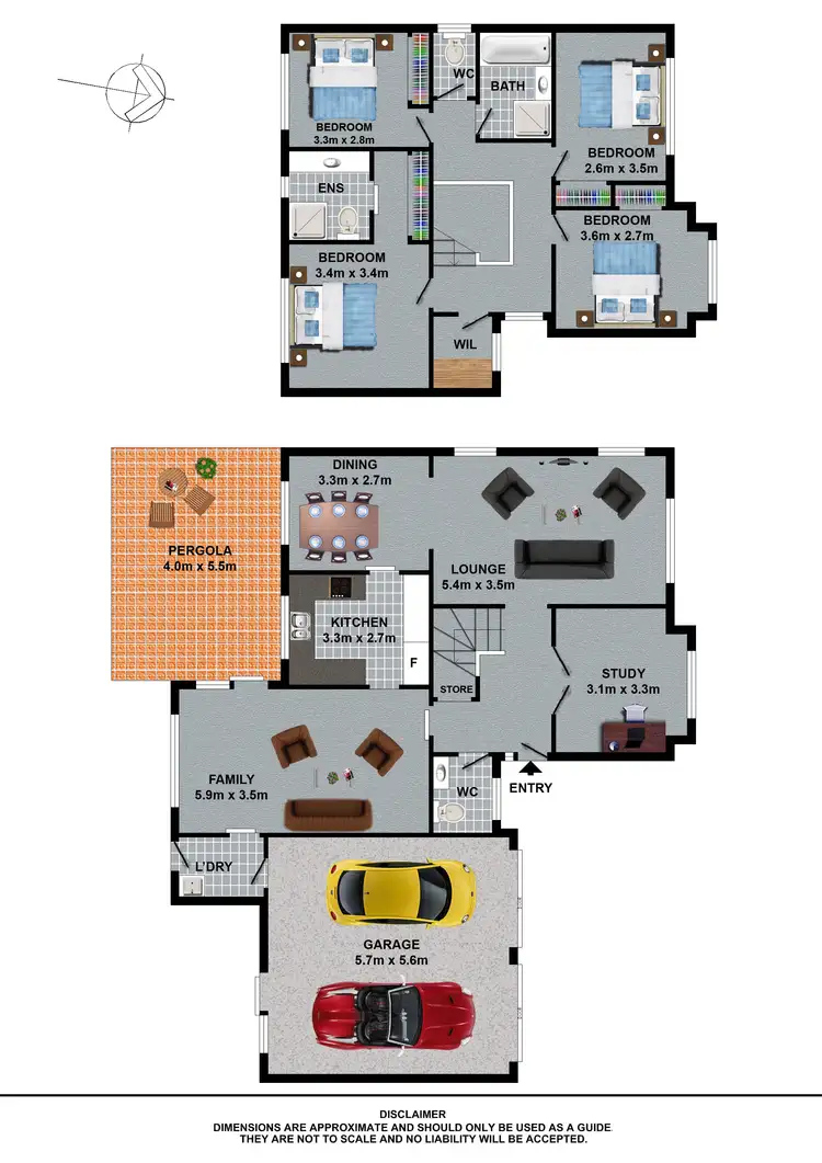 Floorplan of Homely house listing, 16 Kinsella Court, Kellyville NSW 2155