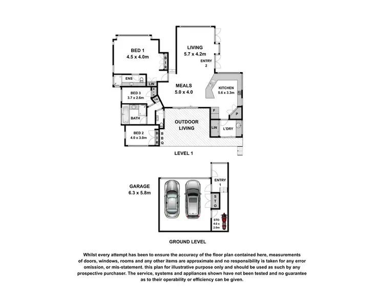 Floorplan of Homely house listing, 13 Whalers Drive, Port Fairy VIC 3284