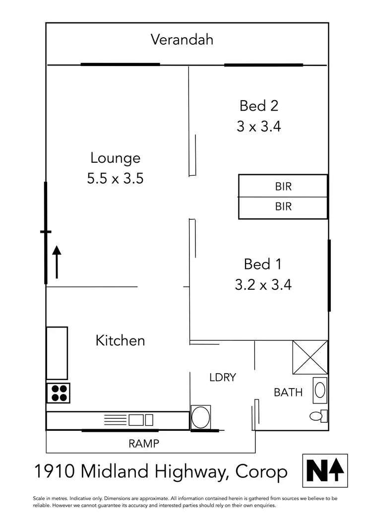 Floorplan of Homely house listing, 1910 Midland Highway, Corop VIC 3559