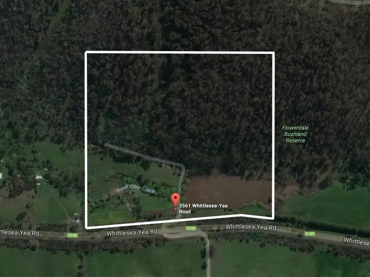 Floorplan of Homely rural property listing, 3561 Whittlesea-Yea Road, Flowerdale VIC 3658