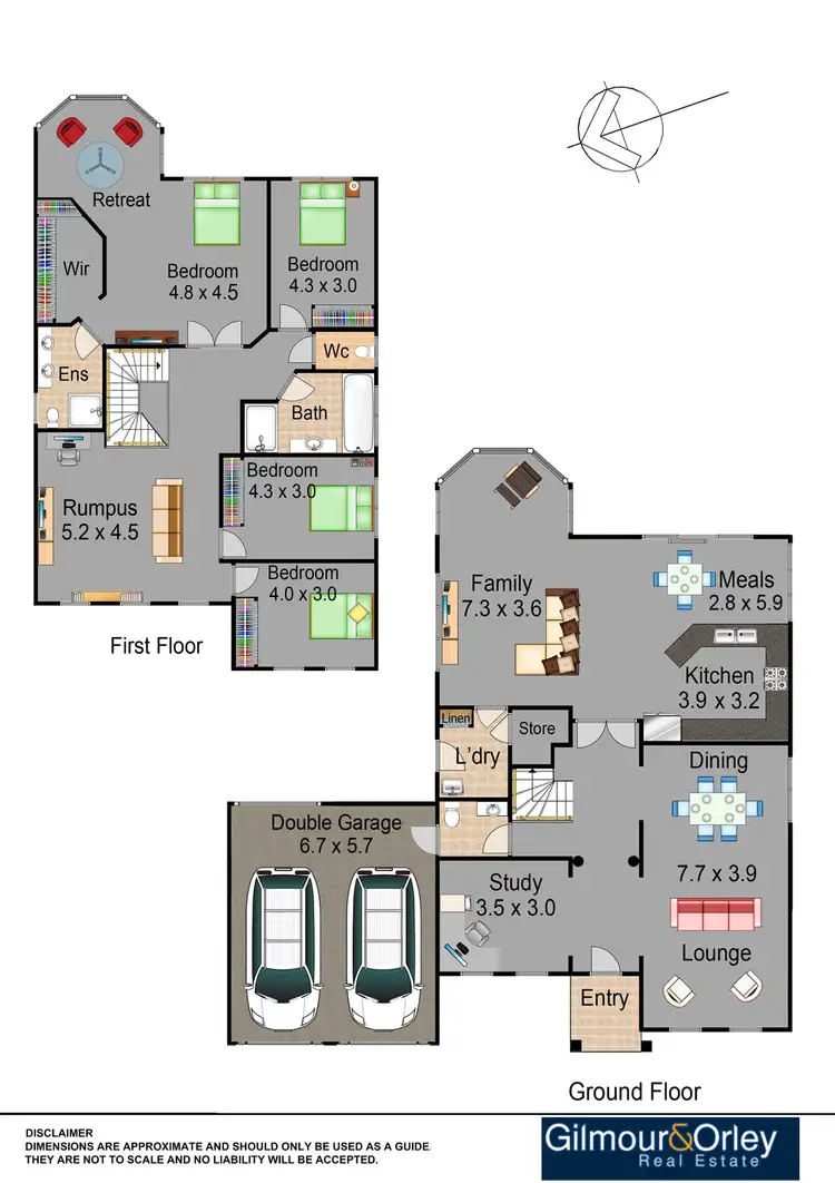 Floorplan of Homely house listing, 11 Hebe Place, Kellyville NSW 2155