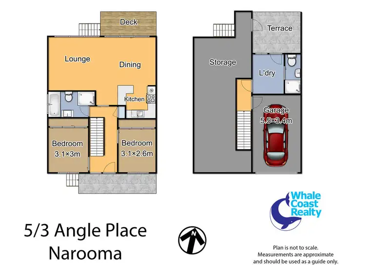 Floorplan of Homely townhouse listing, 5/3 Angle Place, Narooma NSW 2546