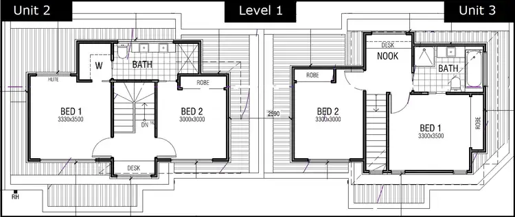 Floorplan of Homely townhouse listing, 3/6 Hutchison Street, Niddrie VIC 3042