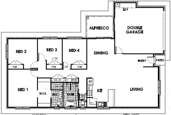 Floorplan of Homely house listing, 12 Sea Eagle Drive, Lowood QLD 4311