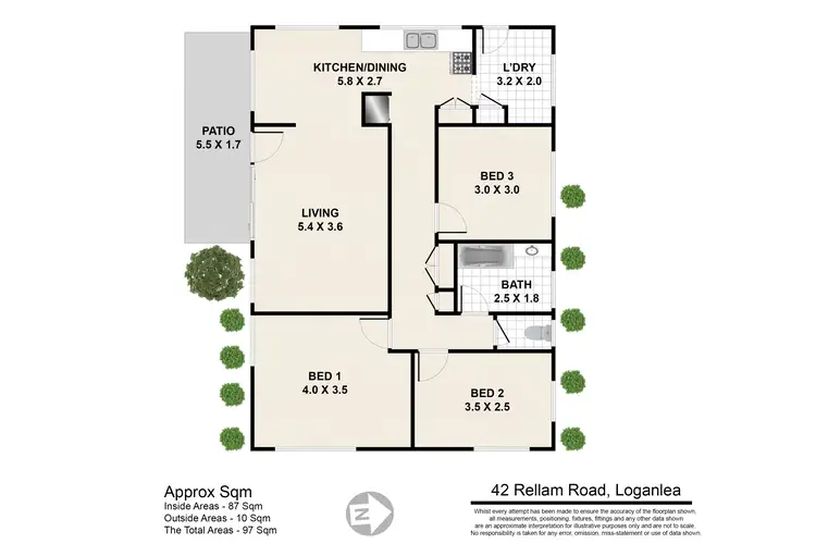 Floorplan of Homely house listing, 42 Rellam Road, Loganlea QLD 4131