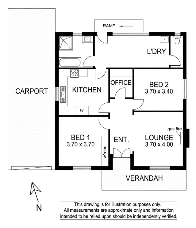 Floorplan of Homely house listing, 43 STURT STREET, Mount Gambier SA 5290