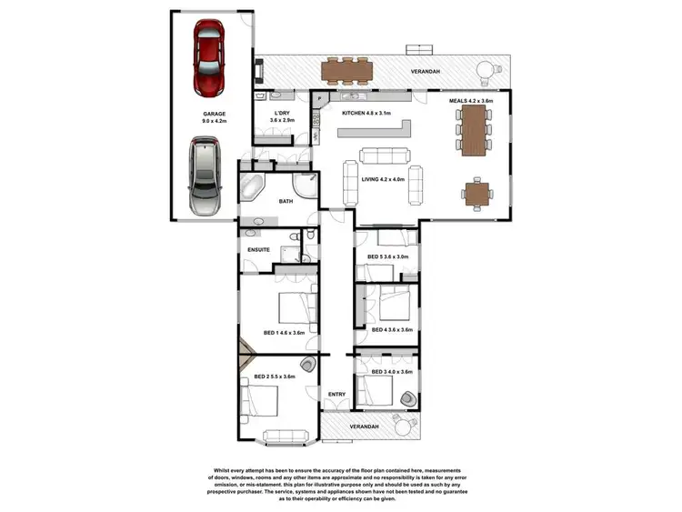 Floorplan of Homely house listing, 42 Williams Street, Port Fairy VIC 3284
