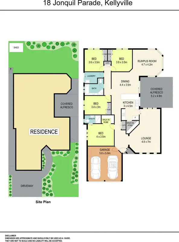 Floorplan of Homely house listing, 18 Jonquil Parade, Kellyville NSW 2155