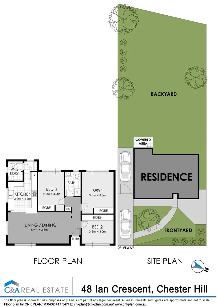 Floorplan of Homely house listing, 48 Ian Cres, Chester Hill NSW 2162