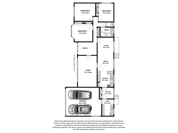 Floorplan of Homely house listing, 316 Lakeview, Koroit VIC 3282