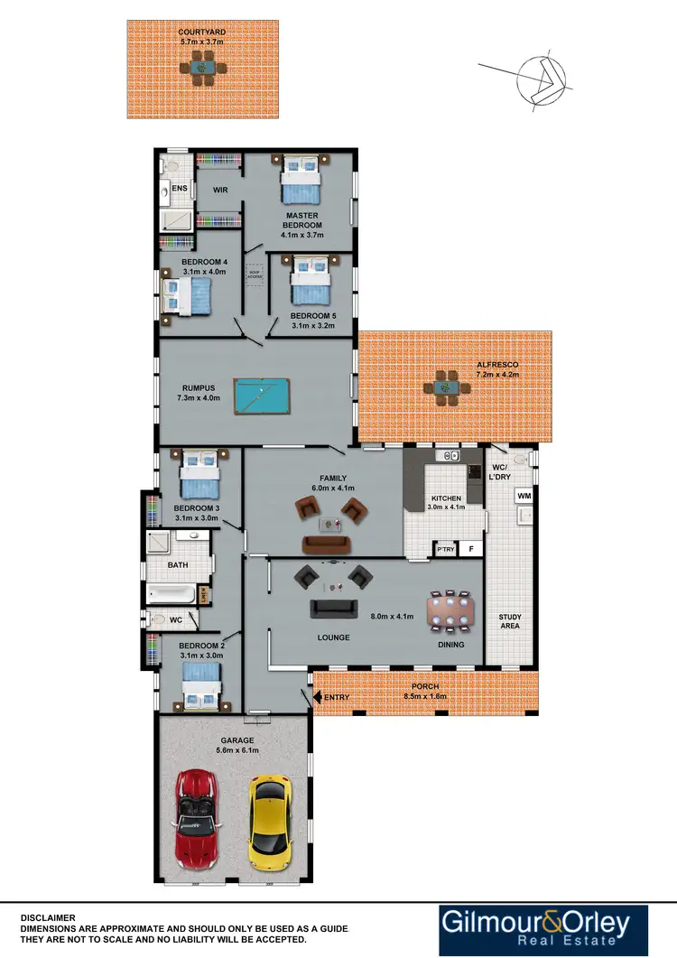 Floorplan of Homely house listing, 8 Minerva Crescent, Beaumont Hills NSW 2155