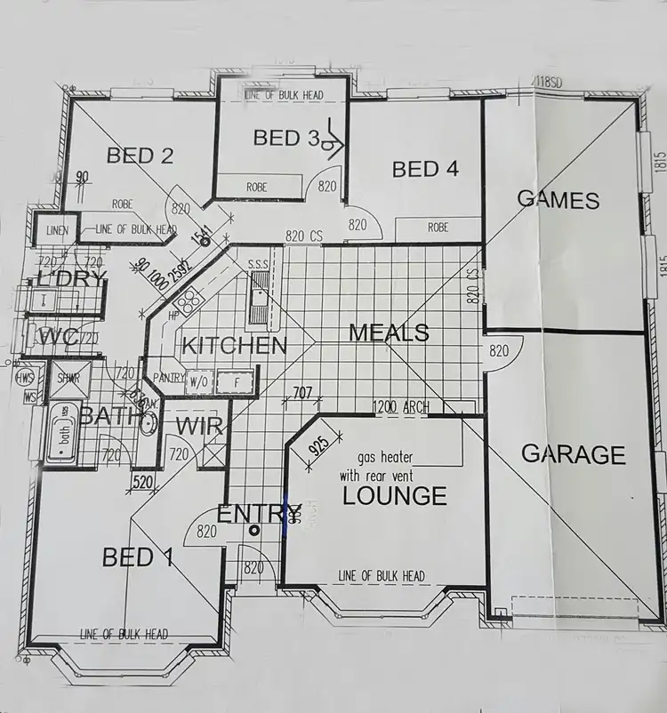Floorplan of Homely house listing, 2 IVY PLACE, Mount Gambier SA 5290