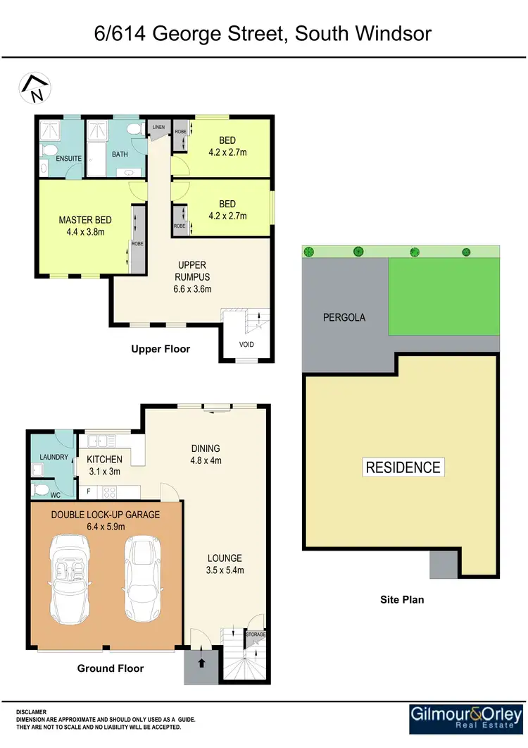 Floorplan of Homely townhouse listing, 6/614 George Street, South Windsor NSW 2756