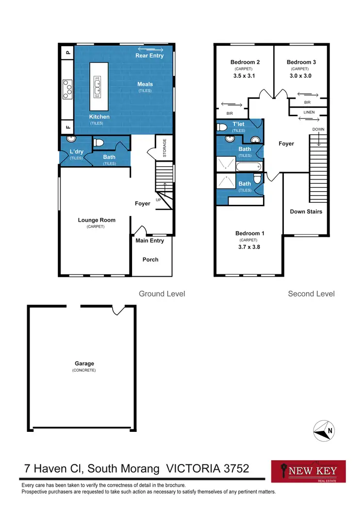 Floorplan of Homely house listing, 7 Haven Close, South Morang VIC 3752