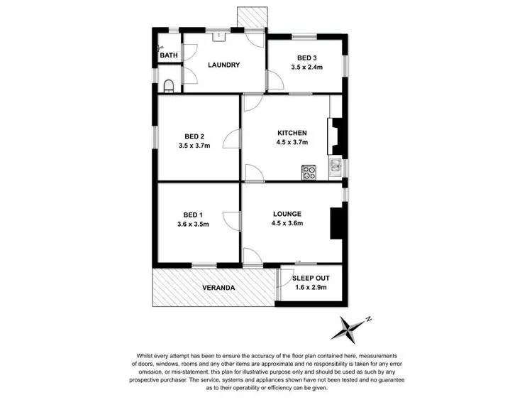 Floorplan of Homely house listing, 5 Gerloff Street, Mount Gambier SA 5290