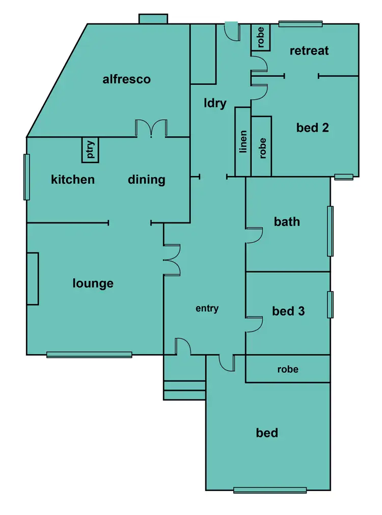 Floorplan of Homely house listing, 18 Brinkley Avenue, Wendouree VIC 3355
