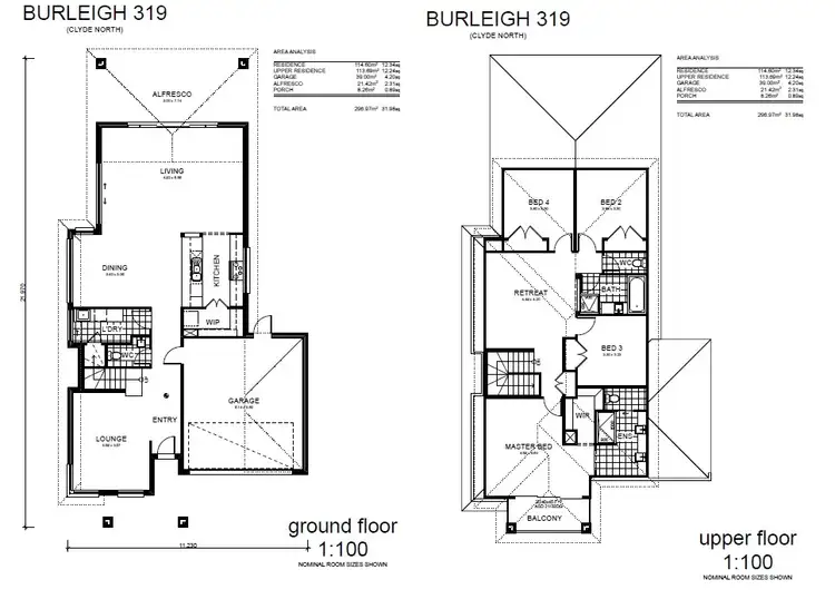 Floorplan of Homely house listing, 1 Belant Way, Clyde North VIC 3978