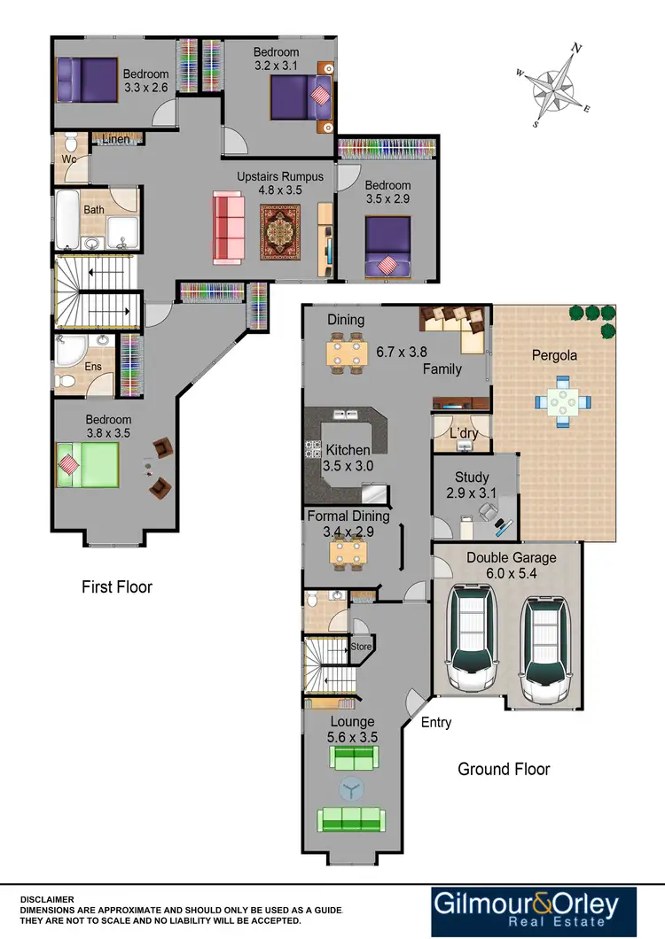 Floorplan of Homely house listing, 11 Skye Court, Kellyville NSW 2155