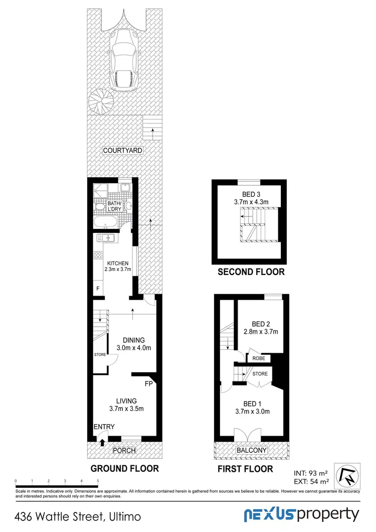 Floorplan of Homely terrace listing, 436 Wattle Street, Ultimo NSW 2007