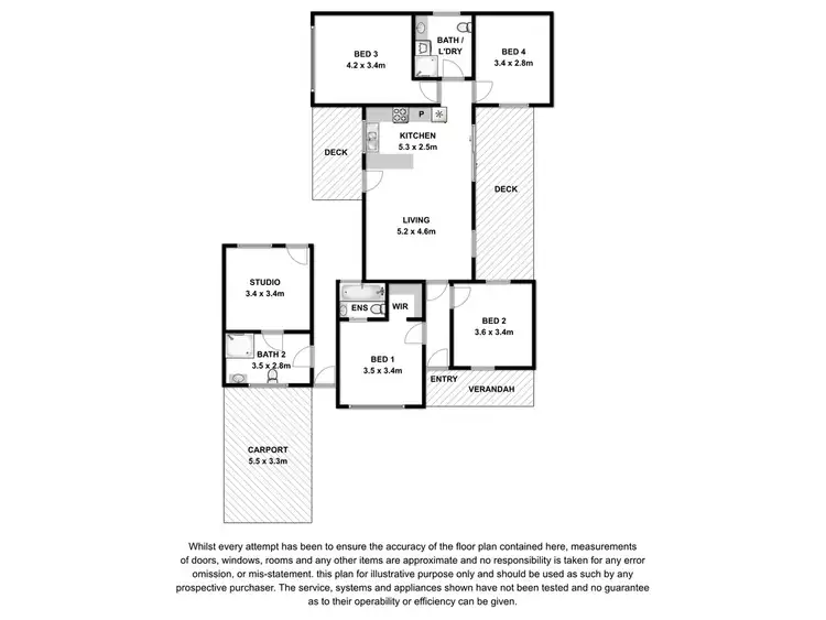 Floorplan of Homely house listing, 13 Jehu Street, Port Fairy VIC 3284