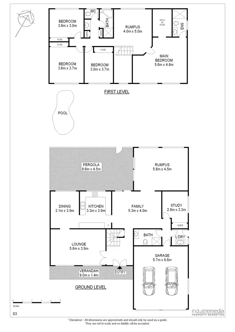 Floorplan of Homely house listing, 4 Jorja Place, Kellyville NSW 2155