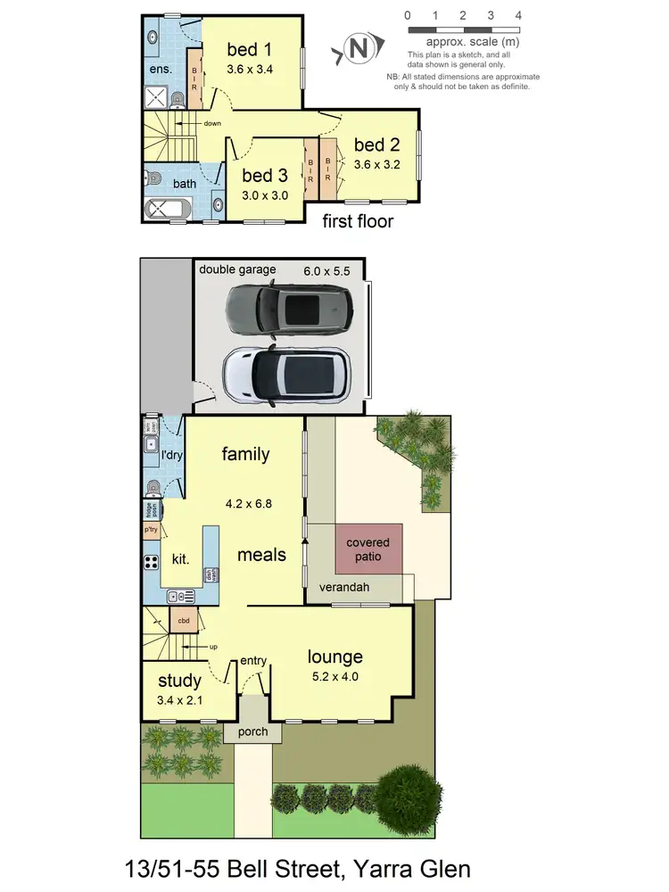 Floorplan of Homely townhouse listing, 13/51-55 Bell Street, Yarra Glen VIC 3775
