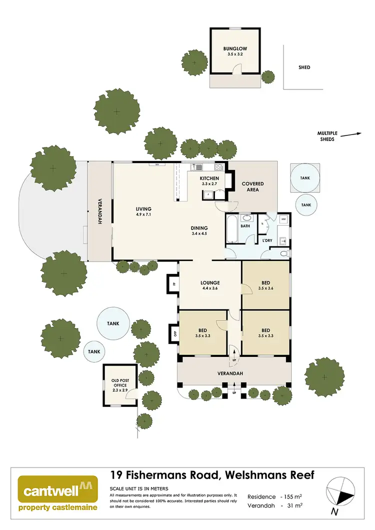 Floorplan of Homely house listing, 19 Fishermans Road, Welshmans Reef VIC 3462