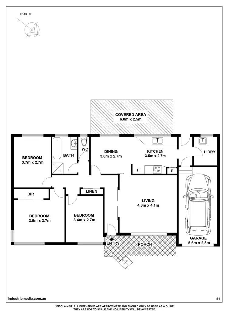 Floorplan of Homely house listing, 6 Sheila Place, Kellyville NSW 2155