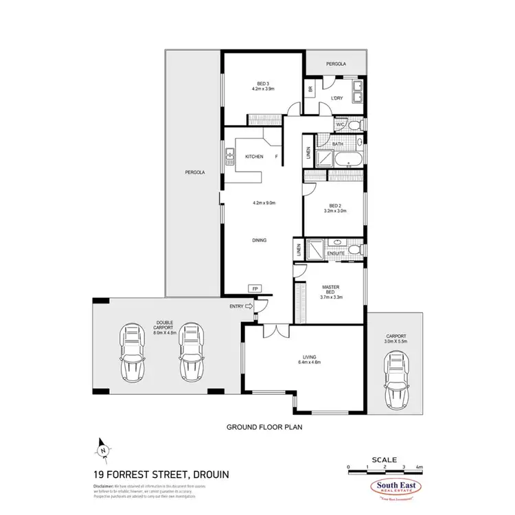 Floorplan of Homely house listing, 19 Forrest Street, Drouin VIC 3818