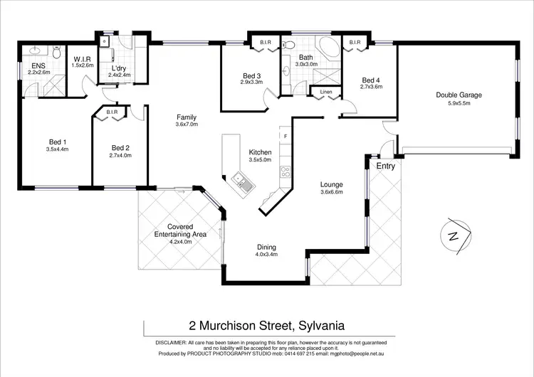 Floorplan of Homely house listing, 2 Murchison Street, Sylvania NSW 2224