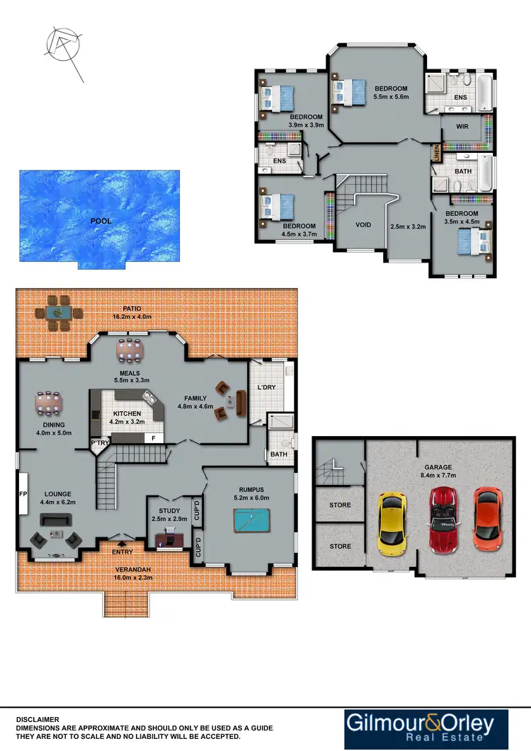 Floorplan of Homely house listing, 3 Hayes Avenue, Kellyville NSW 2155