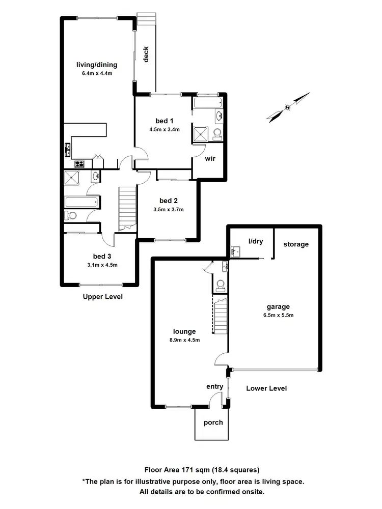Floorplan of Homely townhouse listing, 77 Piermont Drive, Berwick VIC 3806