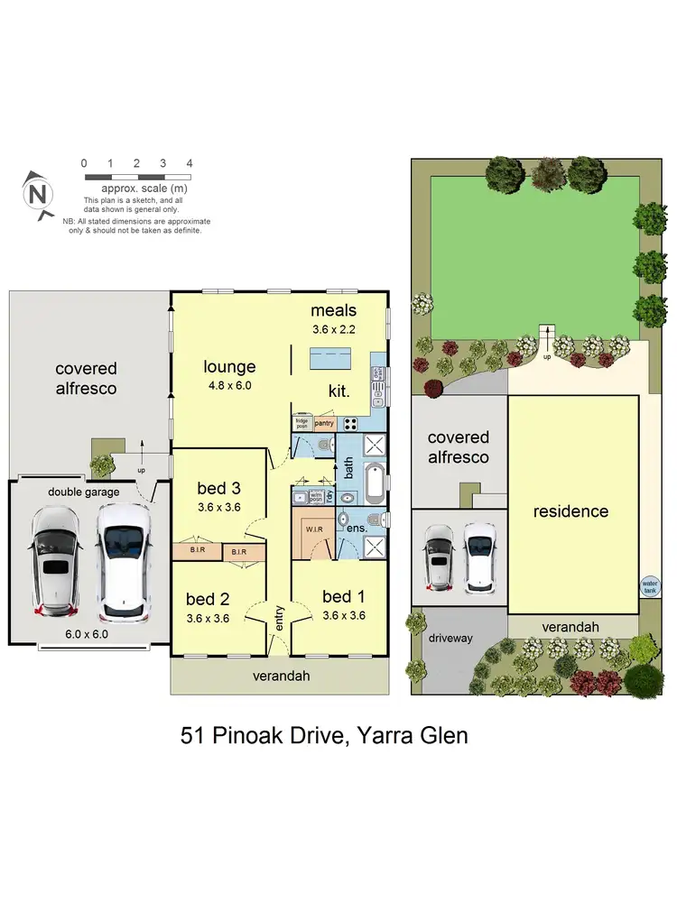 Floorplan of Homely house listing, 51 Pinoak Drive, Yarra Glen VIC 3775