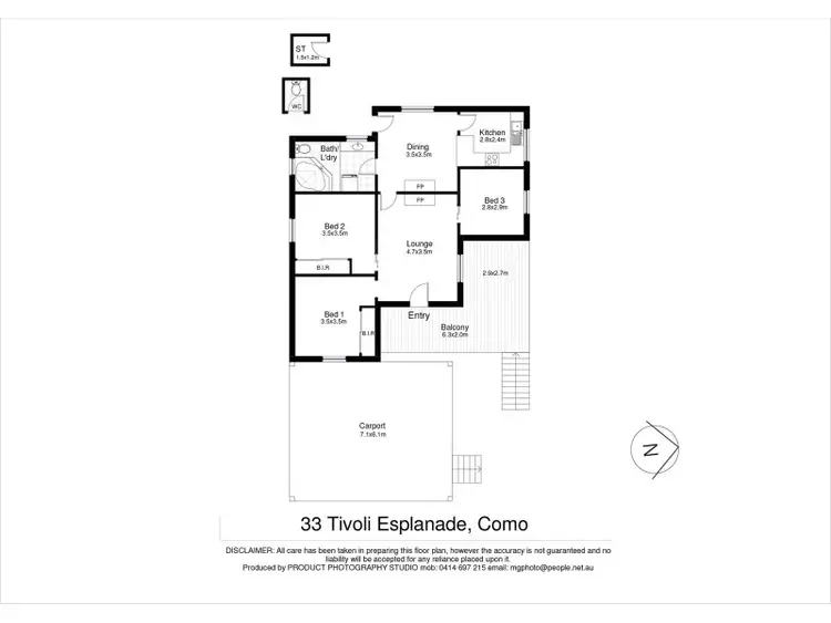 Floorplan of Homely house listing, 33 Tivoli Esplanade, Como NSW 2226
