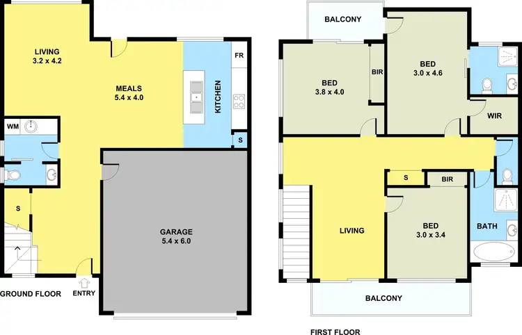 Floorplan of Homely townhouse listing, 4/30 Cranwell Square, Caroline Springs VIC 3023