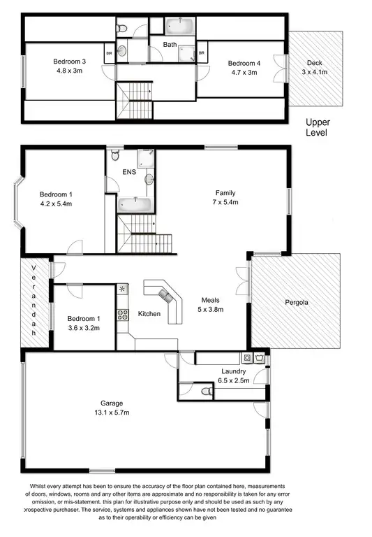Floorplan of Homely house listing, 6 Knight Court, Mount Gambier SA 5290