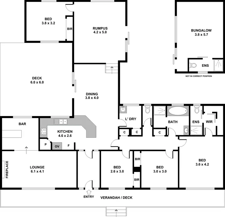 Floorplan of Homely house listing, 888 Warburton Highway, Seville East VIC 3139