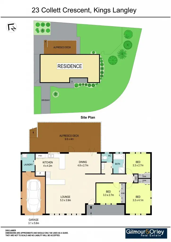 Floorplan of Homely house listing, 23 Collett Crescent, Kings Langley NSW 2147