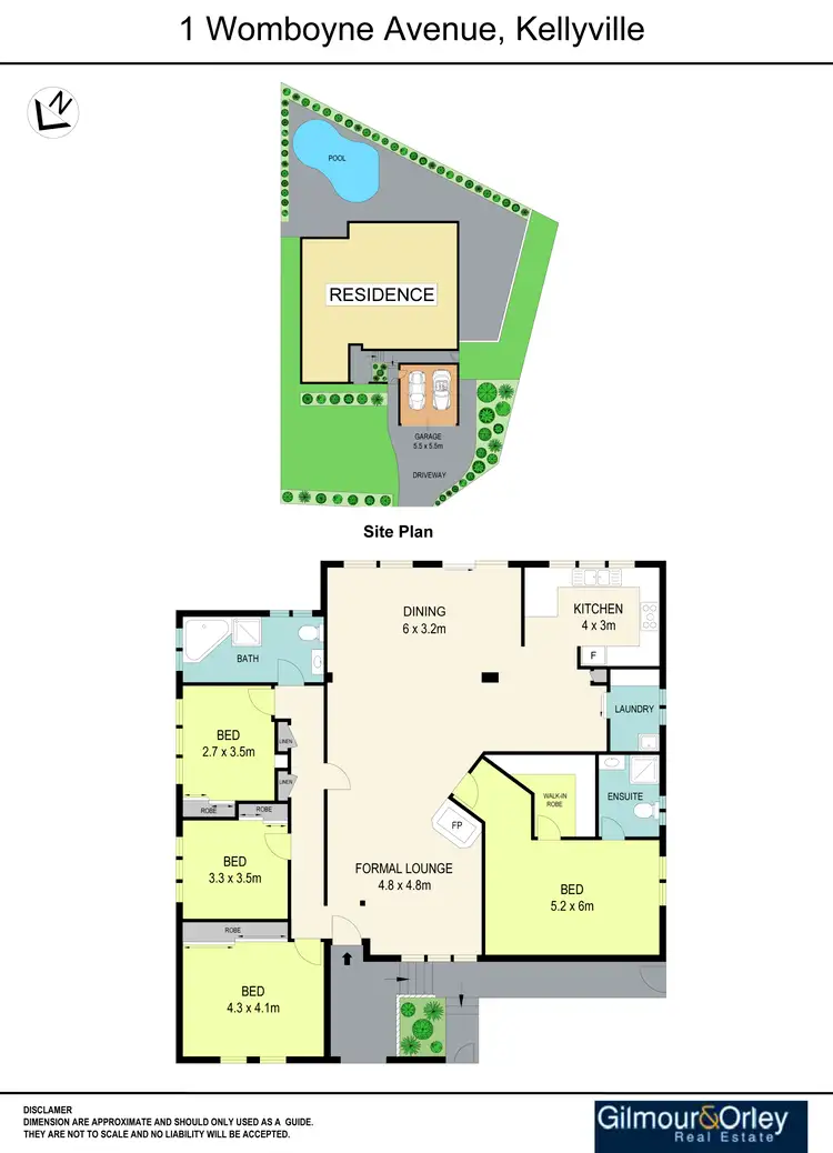 Floorplan of Homely house listing, 1 Womboyne Avenue, Kellyville NSW 2155