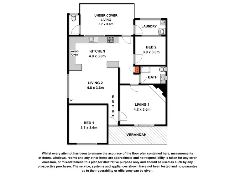 Floorplan of Homely house listing, 80 Skene Street, Dunkeld VIC 3294