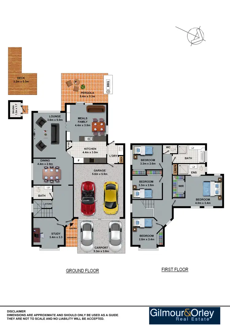 Floorplan of Homely house listing, 55 Craigmore Drive, Kellyville NSW 2155