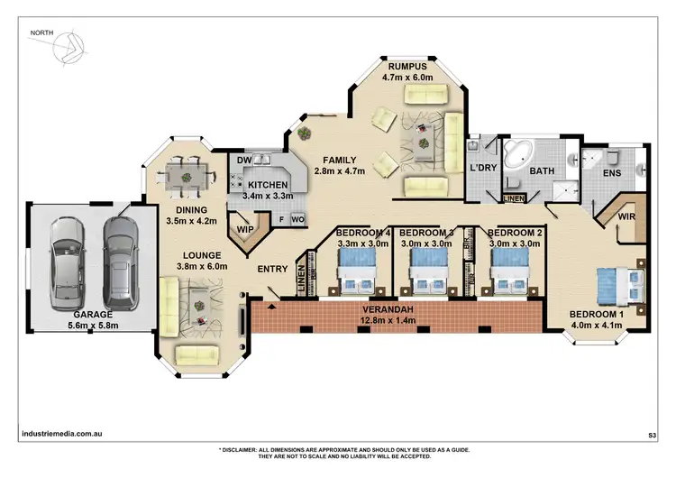 Floorplan of Homely house listing, 23 Duncraig Drive, Kellyville NSW 2155