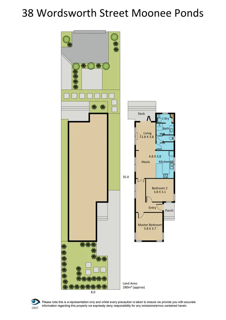 Floorplan of Homely house listing, 38 Wordsworth Street, Moonee Ponds VIC 3039