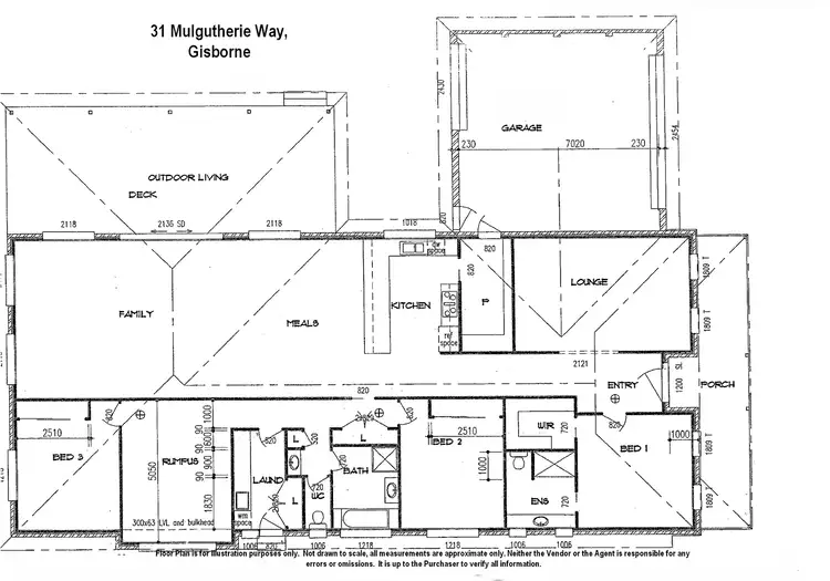 Floorplan of Homely house listing, 31 Mulgutherie Way, Gisborne VIC 3437