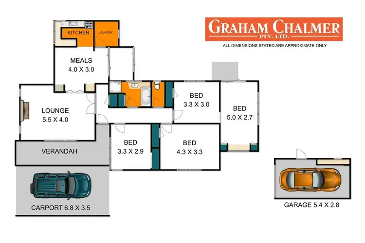 Floorplan of Homely house listing, 172 Stawell Street, Sale VIC 3850