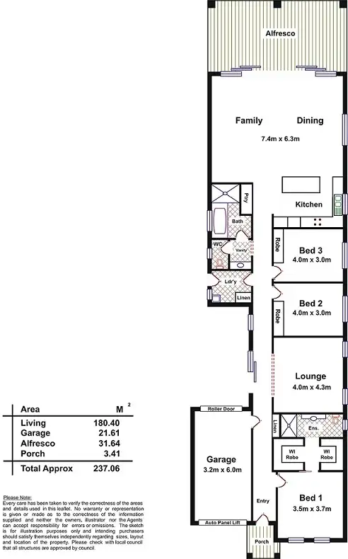 Floorplan of Homely house listing, 2C Templewood Avenue, Manningham SA 5086
