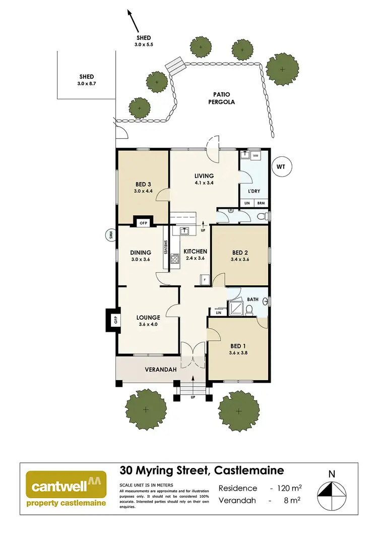 Floorplan of Homely house listing, 30 Myring Street, Castlemaine VIC 3450